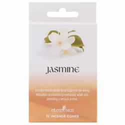 Elements Jasmine Incense Cones (Box Of 12 Packs)