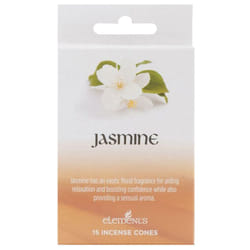 Elements Jasmine Incense Cones (Box Of 12 Packs)