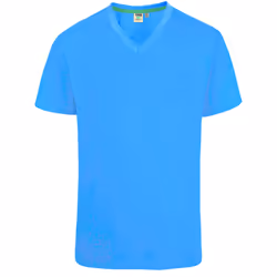 Duke Mens Signature-2 V-Neck T-Shirt - L, Blue