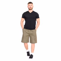 Duke Mens Signature-1 V-Neck T-Shirt - M, Black