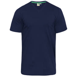 Duke Mens Signature-1 V-Neck T-Shirt - M, Navy