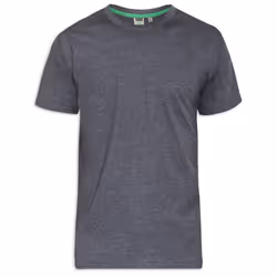 Duke Mens Flyers-2 Crew Neck T-Shirt - L, Charcoal Melange