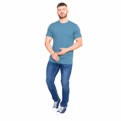 Duke Mens Flyers-2 Crew Neck T-Shirt - M, Teal