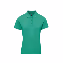 Premier Womens/Ladies Coolchecker Plus Piqu Polo With CoolPlus - XS, Kelly