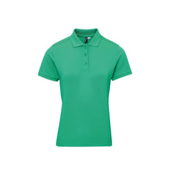 Premier Womens/Ladies Coolchecker Plus Piqu Polo With CoolPlus - XS, Kelly