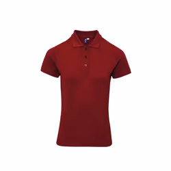 Premier Womens/Ladies Coolchecker Plus Piqu Polo With CoolPlus - XS, Burgundy