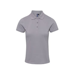 Premier Womens/Ladies Coolchecker Plus Piqu Polo With CoolPlus - XS, Silver