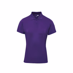 Premier Womens/Ladies Coolchecker Plus Piqu Polo With CoolPlus - XS, Purple
