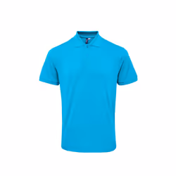 Premier Mens Coolchecker Plus Pique Polo With CoolPlus - 2XL, Turquoise