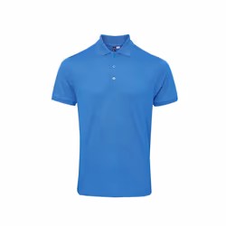 Premier Mens Coolchecker Plus Pique Polo With CoolPlus - 2XL, Sapphire
