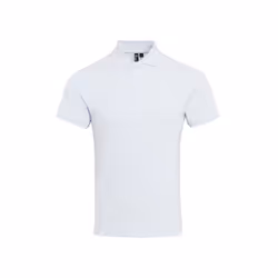 Premier Mens Coolchecker Plus Pique Polo With CoolPlus - XL, White