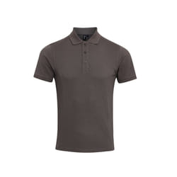 Premier Mens Coolchecker Plus Pique Polo With CoolPlus - 4XL, Dark Grey