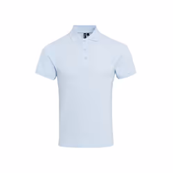 Premier Mens Coolchecker Plus Pique Polo With CoolPlus - 3XL, Light Blue