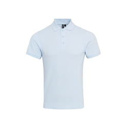 Premier Mens Coolchecker Plus Pique Polo With CoolPlus - 3XL, Light Blue