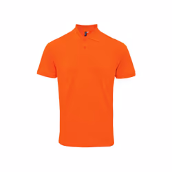 Premier Mens Coolchecker Plus Pique Polo With CoolPlus - XL, Orange