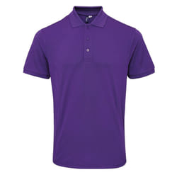 Premier Mens Coolchecker Plus Pique Polo With CoolPlus - 3XL, Purple