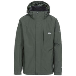 Trespass Mens Edwards II Waterproof Jacket - XXS, Olive