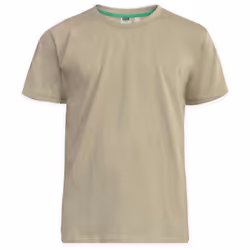 Duke Mens Flyers-2 Kingsize Crew Neck T-Shirt - 3XL, Khaki