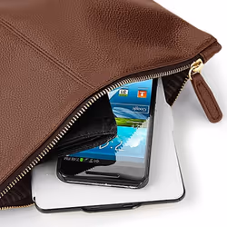 Quadra Nuhide Accessory Pouch - One Size, Tan