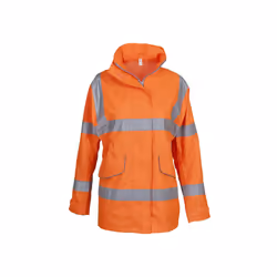 Yoko Womens/Ladies Hi-Vis Executive Jacket - M, Orange