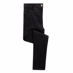 Premier Womens/Ladies Performance Chinos - 22R, Black
