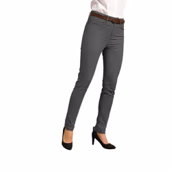 Premier Womens/Ladies Performance Chinos - 8R, Charcoal