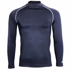 Rhino Mens Thermal Underwear Long Sleeve Base Layer Vest Top - SM, Navy Heather