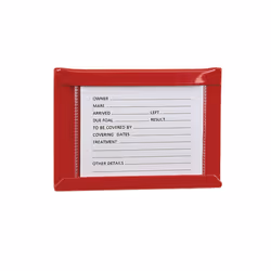 Stubbs Small Stud Card Holder Spare Card - Small, Red