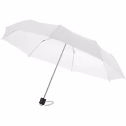 Bullet 21.5in Ida 3-Section Umbrella - 24 x 97 cm, White