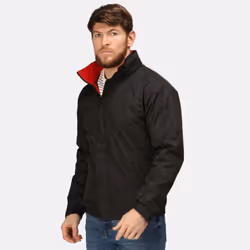 Regatta Dover Waterproof Windproof Jacket (Thermo-Guard Insulation) - M, Black/Classic Red
