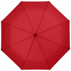 Bullet 21 Inch Wali 3-Section Auto Open Umbrella - One Size, Red