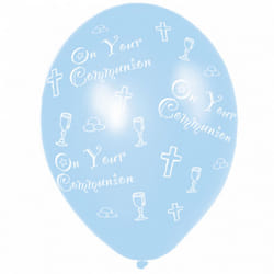 Amscan On Your Communion 11in Balloons - 6 Balloons, Blue