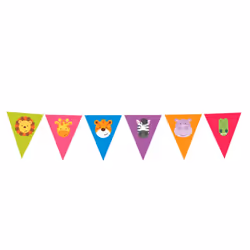 Amscan Jungle Friends Animal Party Bunting 4m