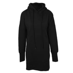 Mantis Womens/Ladies Hoodie Dress - L, Black