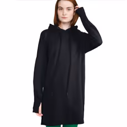 Mantis Womens/Ladies Hoodie Dress - L, Black