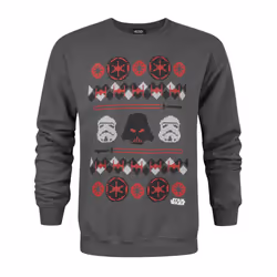 Star Wars Mens Darth Vader Fair Isle Christmas Sweater