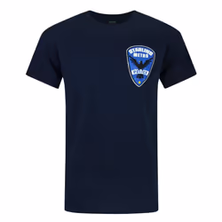 Arrow Mens Starling City Metro Police T-Shirt - 2XL, Blue