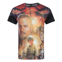 Star Wars Mens Phantom Menace Sublimation T-Shirt - 2XL, Multicoloured