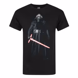 Star Wars Mens The Force Awakens Kylo Ren T-Shirt - L, Black