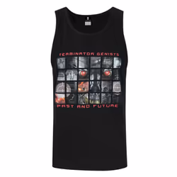 Terminator Mens Genisys Past And Future Vest - XL, Black
