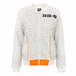 Star Wars Womens/Ladies BB-8 Bomber Jacket - XL, White