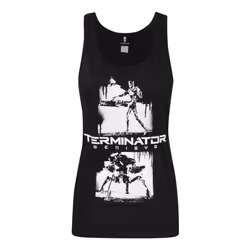 Terminator Womens/Ladies Genisys Graffiti Sleeveless Vest - XL, Black