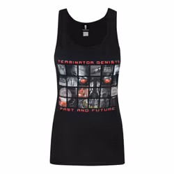 Terminator Womens/Ladies Genisys Past And Future Sleeveless Vest - XL, Black