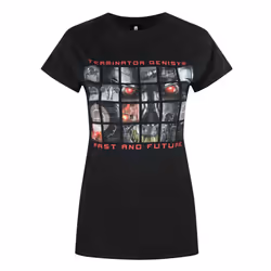 Terminator Womens/Ladies Genisys Past And Future T-Shirt - 2XL, Black