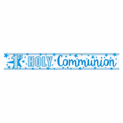Amscan 1st Holy Communion Holographic Foil Banner