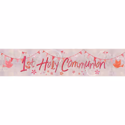 Amscan First Holy Communion Foil Banner