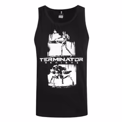 Terminator Mens Genisys Graffiti Vest - XL, Black