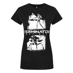 Terminator Womens/Ladies Genisys Graffiti T-Shirt - 2XL, Black