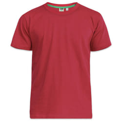 Duke Mens Flyers-2 Kingsize Crew Neck T-Shirt - 6XL, Red
