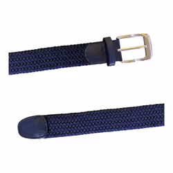 Duke Mens Dani King Size Stretch Braided Belt - 6XL, Navy